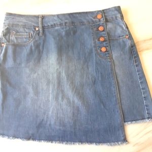 ENERGIE DENIM WRAP SKIRT SZ 9